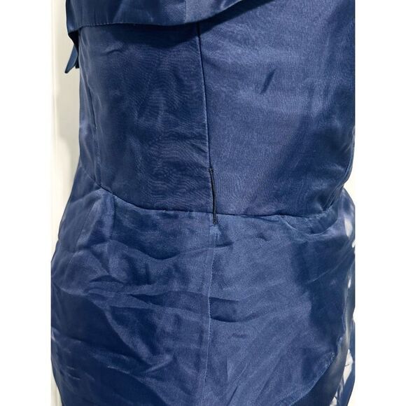 Fouy/Chov Couture New‎ York Sweetheart Neck Mini Formal Cocktail Dress Blue 8 - Picture 6 of 14